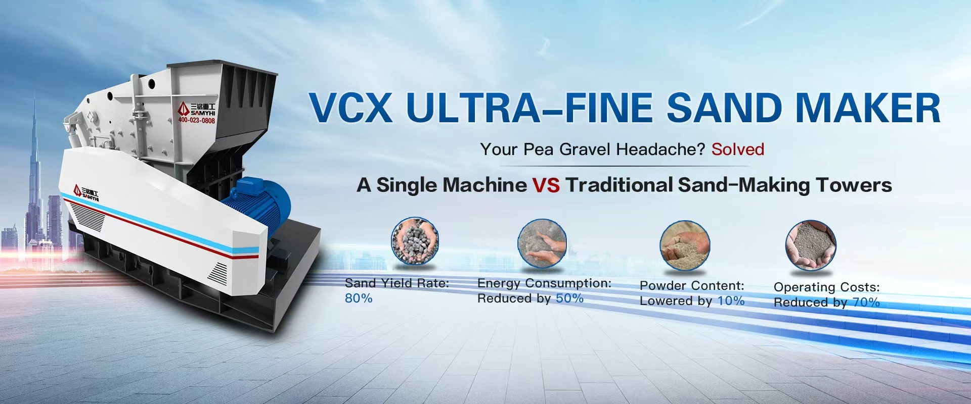 Construtor de trituradores de pedra