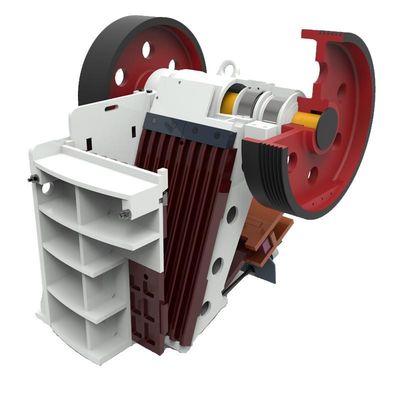 Mini e alta extrusão pressão Maxilar triturador de rocha 55KW com alta saída