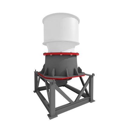 Máquina de trituração de cone de cilindro único 195-1050 t/h para trituração de minas