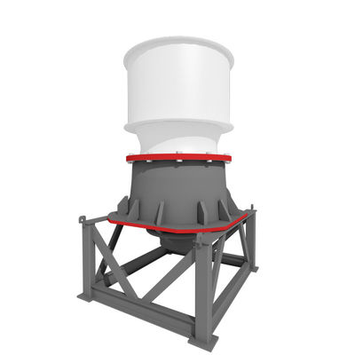 Baixa taxa de falha de triturador de pedra de cone de cilindro único para esmagamento de minas