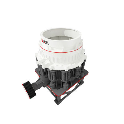 Triturador de cone de mola de 100 Tph ZGMn18Cr2 para operações de pedreira de mineração