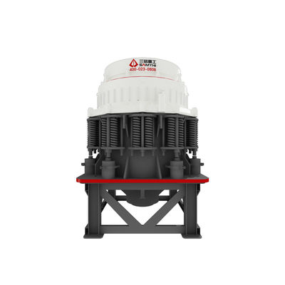 Britador de cone composto de mola de 200 TPH de alta eficiência com sistema de resfriamento e circulação de lubrificação