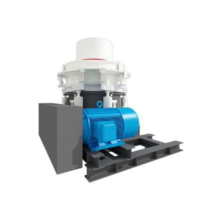 Triturador de cone hidráulico de vários cilindros 250KW com sistema de monitorização de temperatura