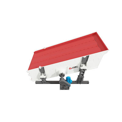 Ecrã vibratório de 400TPH com 2 camadas e grande força de excitação para o tamanho máximo de alimentação até 150 mm