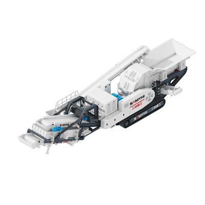 Triturador móvel portátil 100-200 t/h para a indústria de mineração