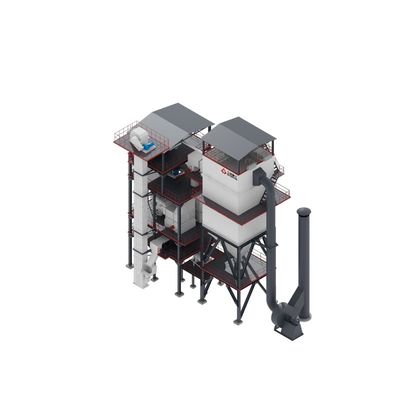 Equipamento de processamento de areia tipo torre 450KW para fabricação de areia