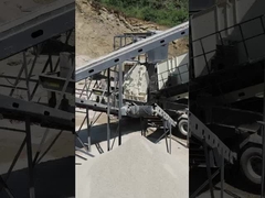 Estação de trituração móvel de pneus