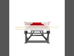 Advance 200 TPH Alimentador de vibração de eixo duplo para pedreira e mineração